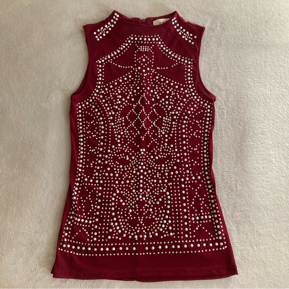 LOVE J studded top